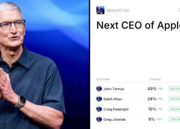 Apple's Next CEO: Market Odds Favor These Three Executives