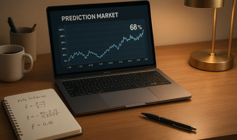 Using Kelly Criterion for Prediction Market Betting Success