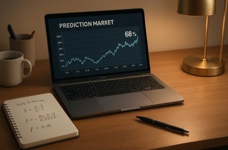 Using Kelly Criterion for Prediction Market Betting Success