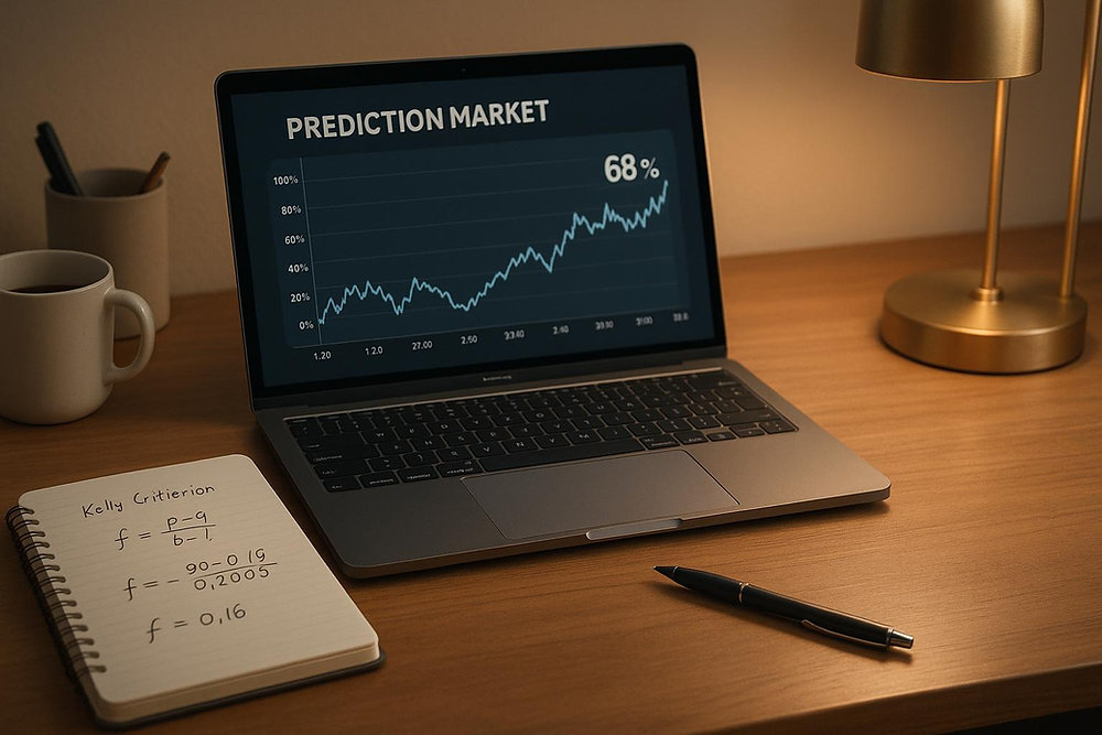 Using Kelly Criterion for Prediction Market Betting Success